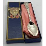 An E.P.N.S. 1953 Coronation spoon in original box.
