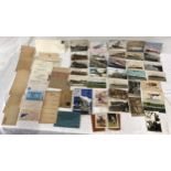 Postcards and Railway ephemera, Transport postcards, trains, aircraft and shipping. WW I postcards 2