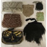 Collection of 7 purses and clutches to include Star by Julian McDonald, Accessorize, 2 chainmail