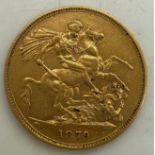 Victorian full sovereign 1879.