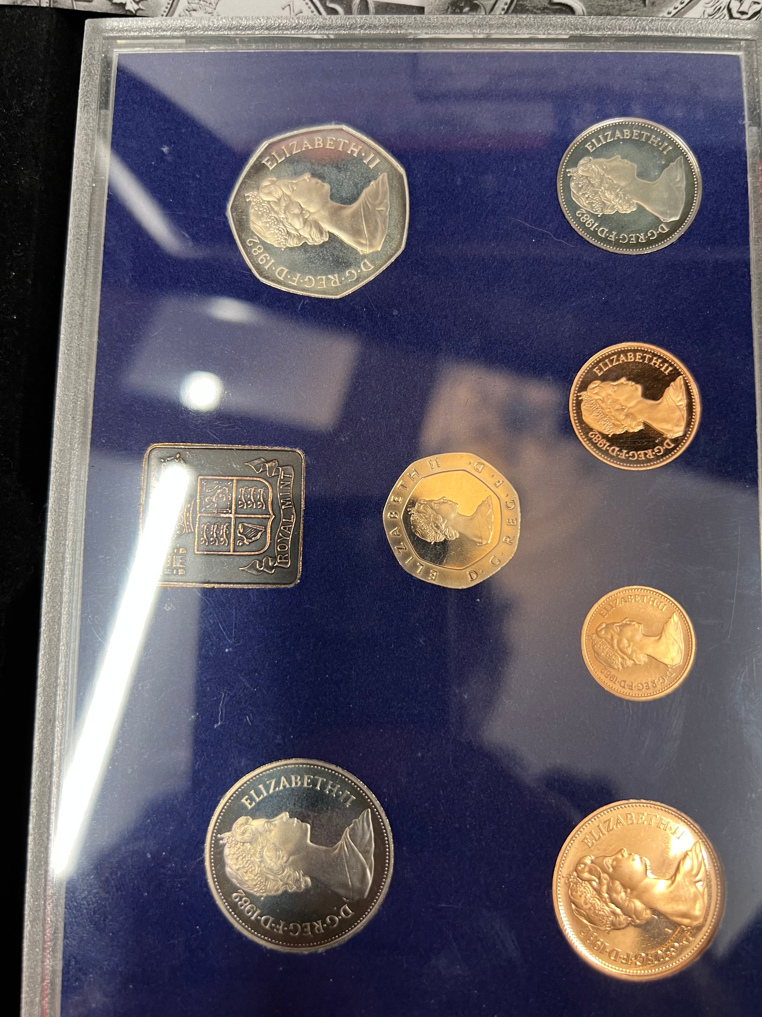 Royal mint proof sets x 3 to include 1973, 1981, 1982 in with presentation case, certificates for 81 - Image 3 of 4
