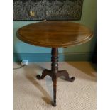 Victorian mahogany tip top occasional table. 72 h x 60cm d.Condition ReportFaded and marked but