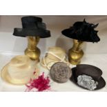 Good quality ladies hats to include Philip Treacy, Frederick Fox, Kangol, Maddox, LK Bennett,