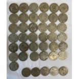 A collection sixpence pieces dating from 1922-1964. Five from 48-64. 111.3gm.Condition ReportVarious