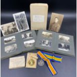 British Army WW1 interest Victory Medal and British War Medal named to 837337 Dvr H Ainsworth R.A.