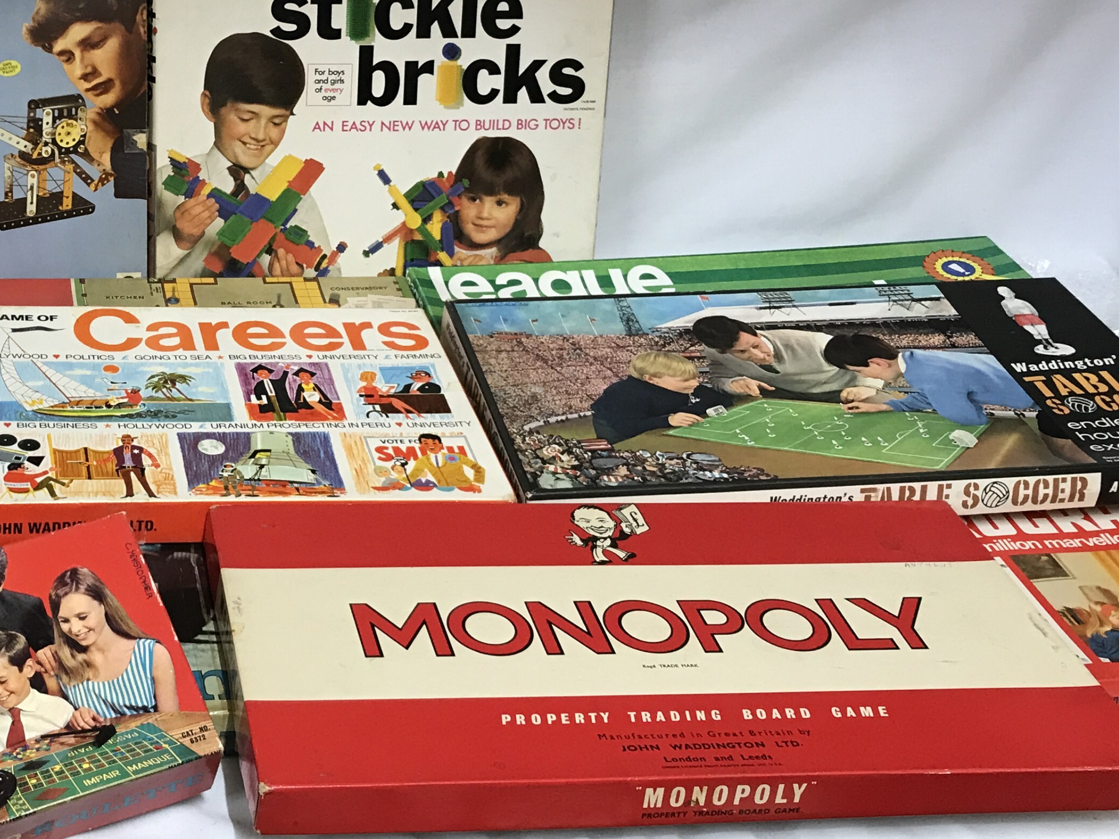 A collection of toys and games mainly board games to include Waddington's table soccer, Monopoly, - Image 7 of 8