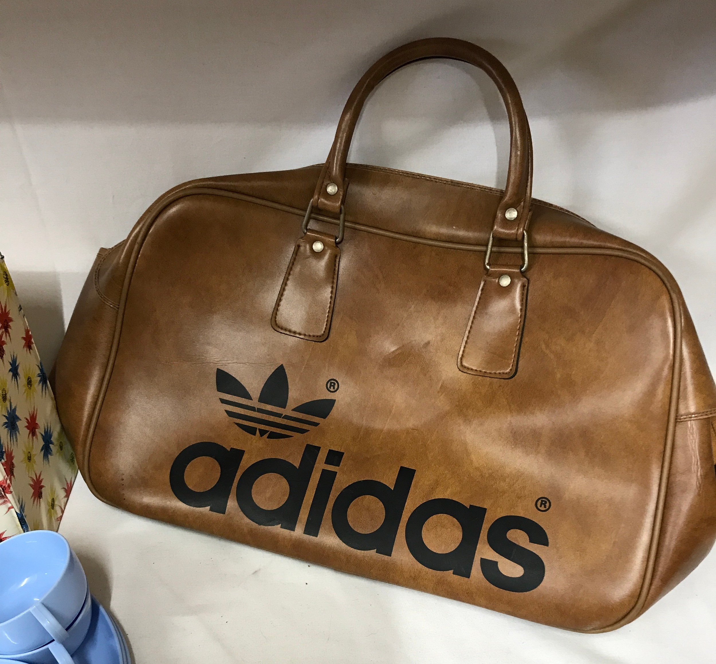 Vintage collection of Adidas carry bag, Picnic Set in plastic holdall, a Chad Valley tinplate - Image 4 of 8