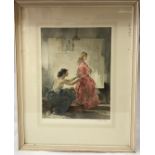 Sir William Russell Flint R.A. print 'Two Models' signed in pencil lower right, blind stamped