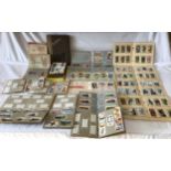 A large collection of cigarette cards, full sets in 11 Wills and 4 Park Drive card albums to include