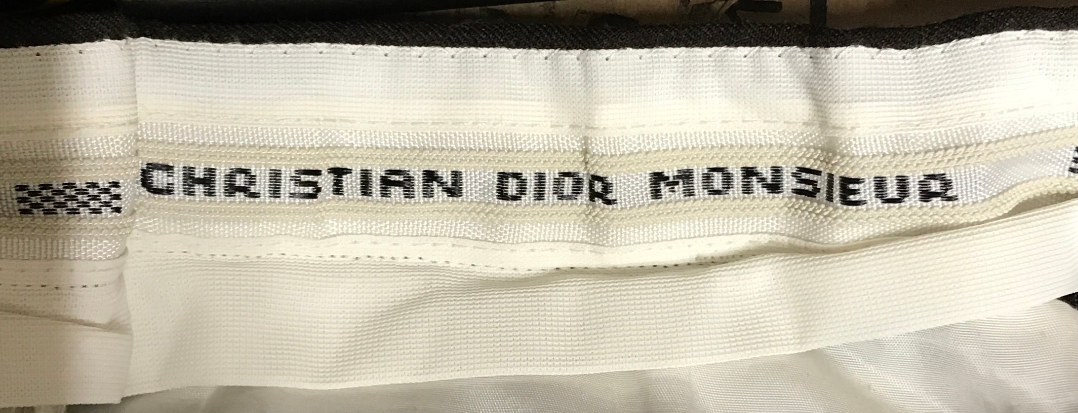 A 1970's Christian Dior suit. 50cm underarm to underarm. - Image 6 of 6