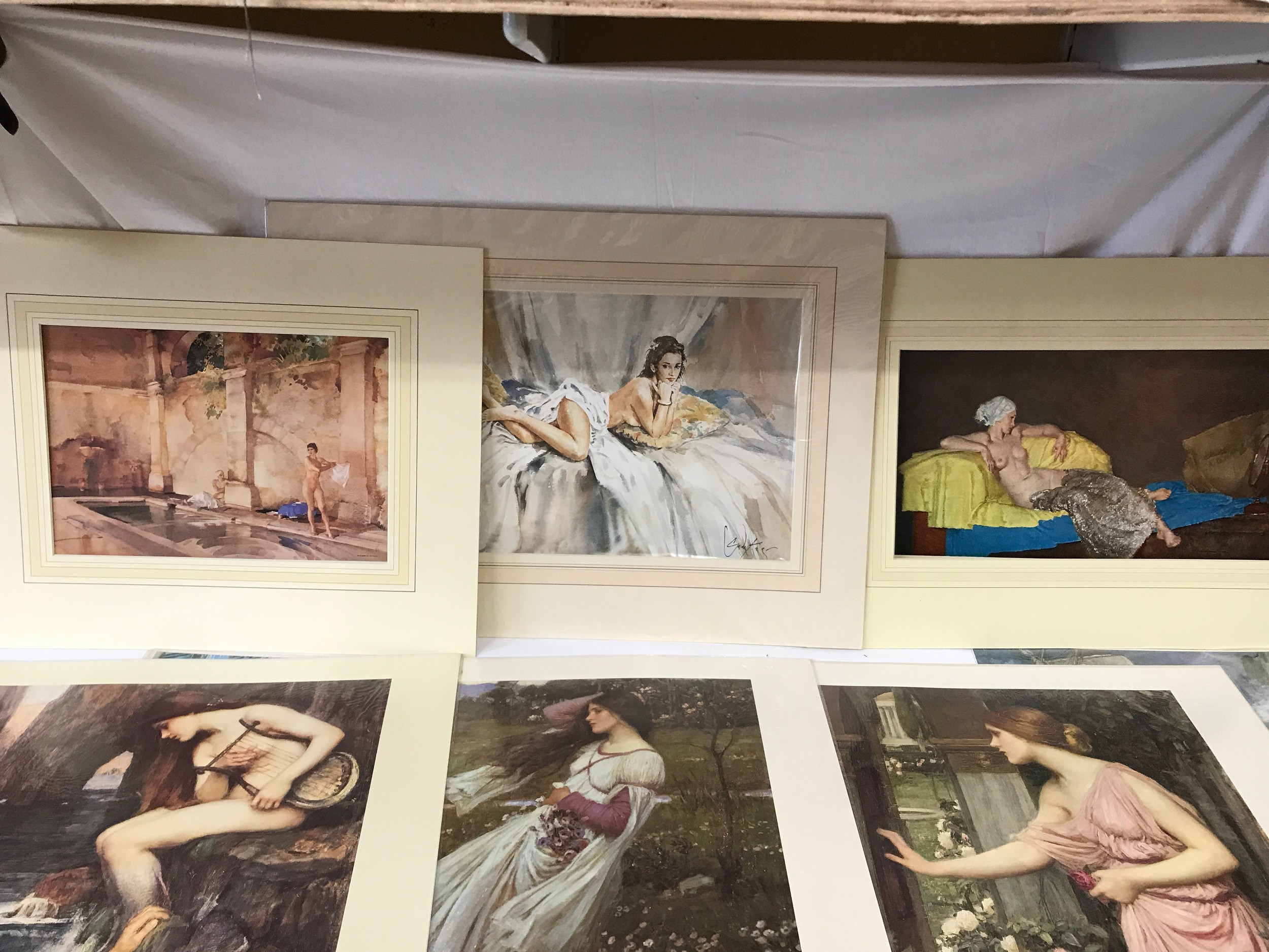 A collection of John Waterhouse prints to include Cupids Garden, Wind Flowers, Miranda the Tempest - Image 4 of 4