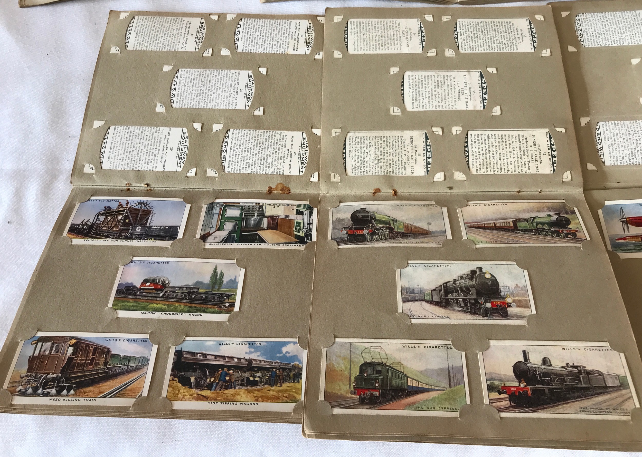 A large collection of cigarette cards, full sets in 11 Wills and 4 Park Drive card albums to include - Image 2 of 6