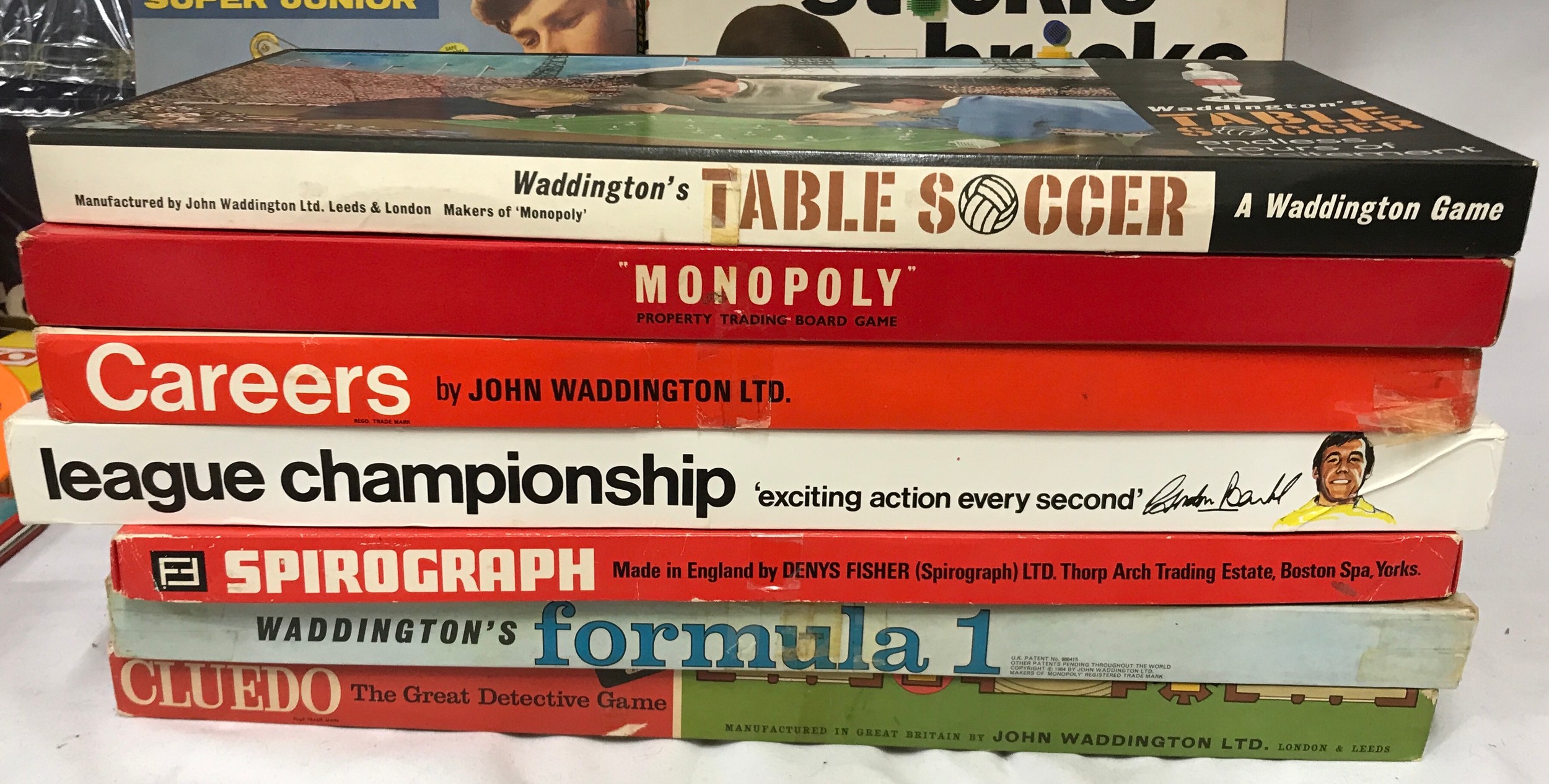 A collection of toys and games mainly board games to include Waddington's table soccer, Monopoly, - Image 4 of 8