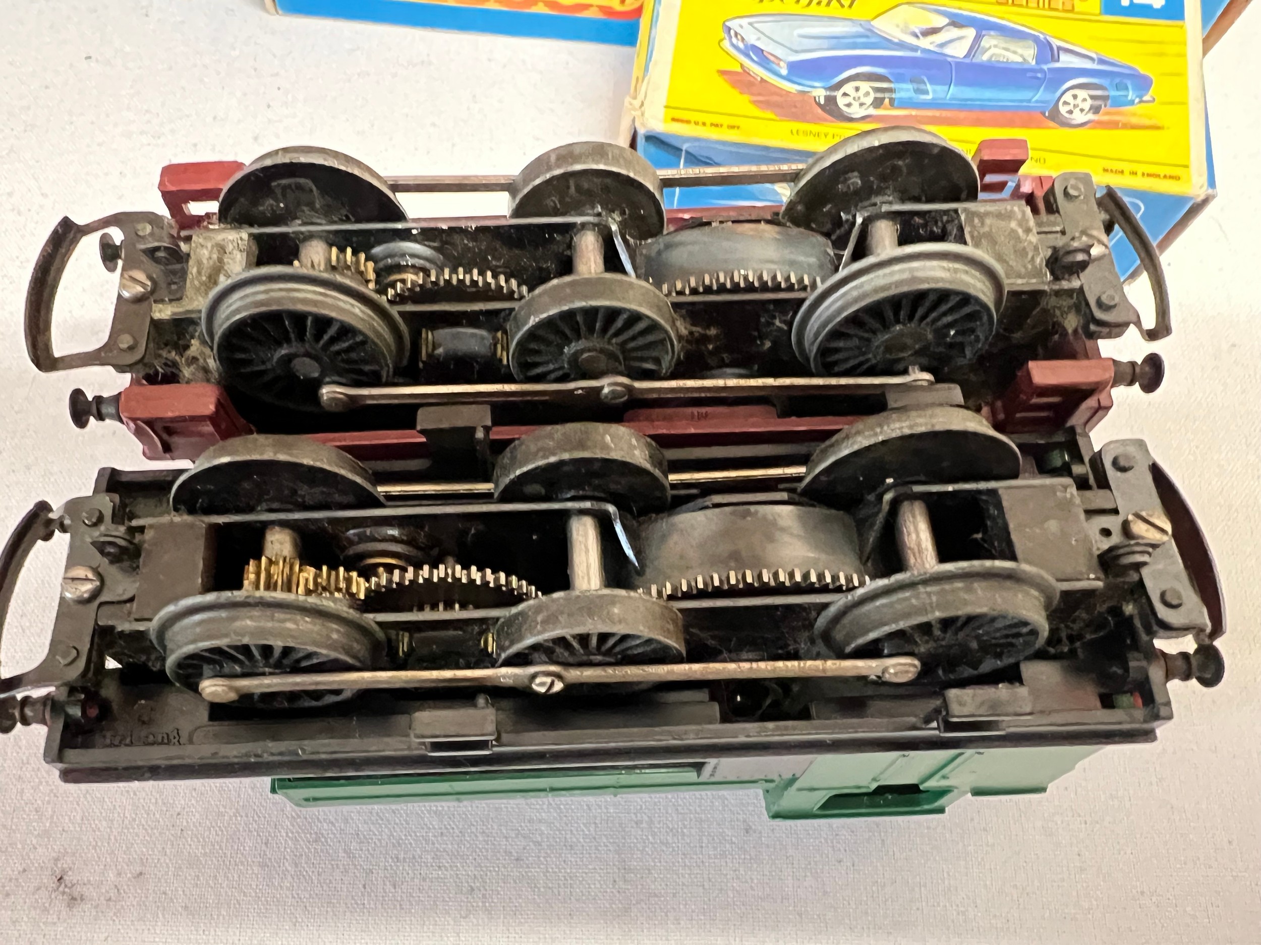 A collection of Matchbox Superfast diecast toys and Triang trains and carriages to include - Image 6 of 6