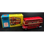 Corgi Toys- No. 468 red London Transport Routemaster bus with Outspan advertising in original box.
