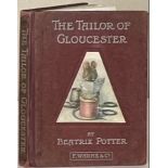 Books. Potter, Beatrix. The Tailor of Gloucester. F. Warne & Co. 1903. 1st edition (1st or 2nd