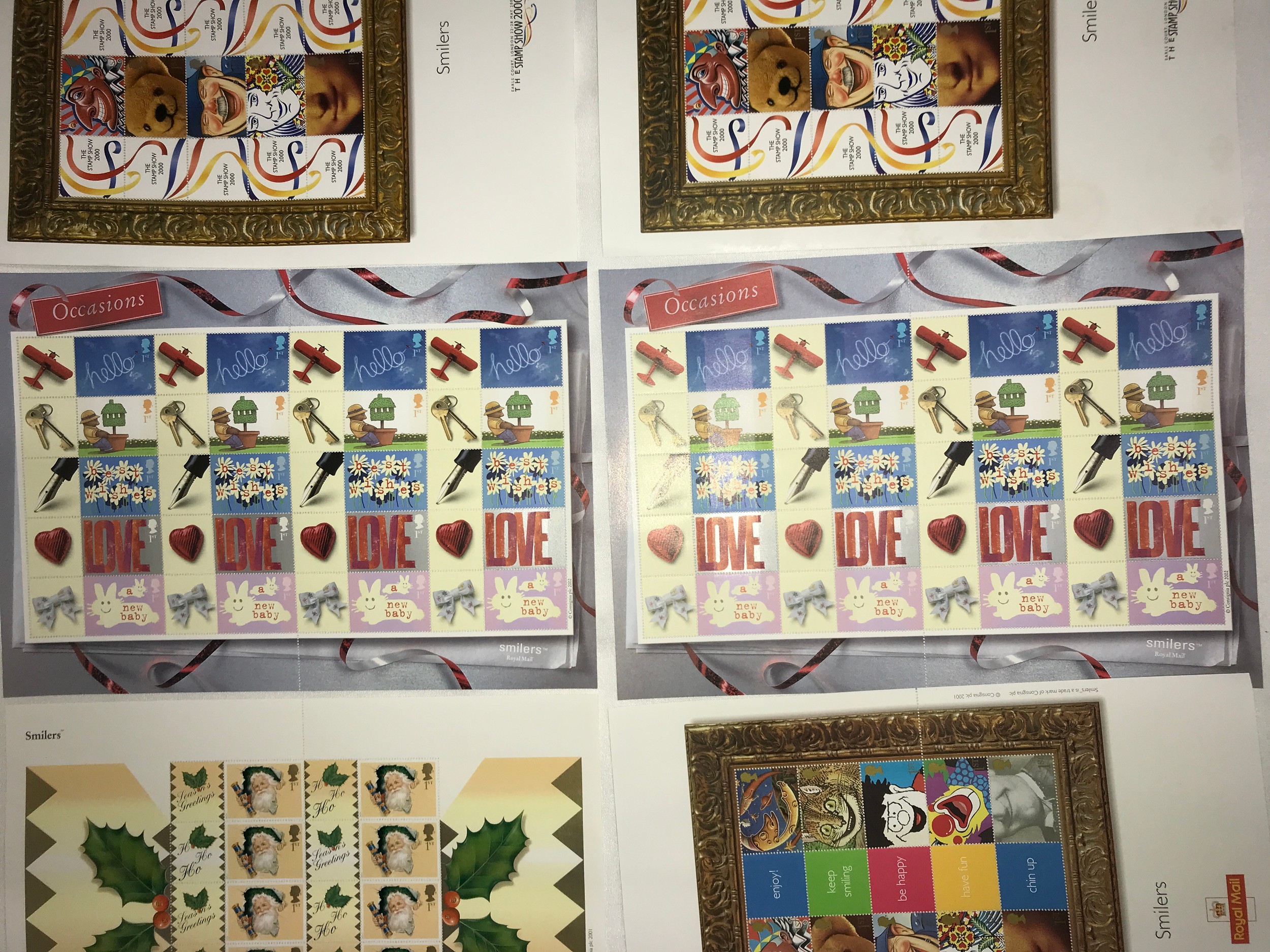 Royal Mail Smilers including two pairs of the year 2000 1st and 19p and two pairs of 2001 - Image 9 of 14
