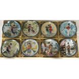 Collection of Imperial Jingdezhen porcelain plates, Beauties of the Red Mansion, Legends of West
