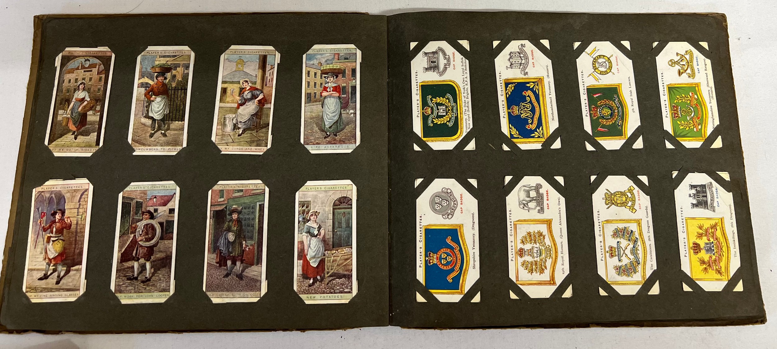 Cigarette album and contents together with five WWI silk postcards and a WWI postcard album. - Image 10 of 17