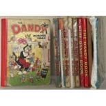 Books. The Dandy Monster Comic Book (1952) lacking all before page 9. With The Dandy Book for