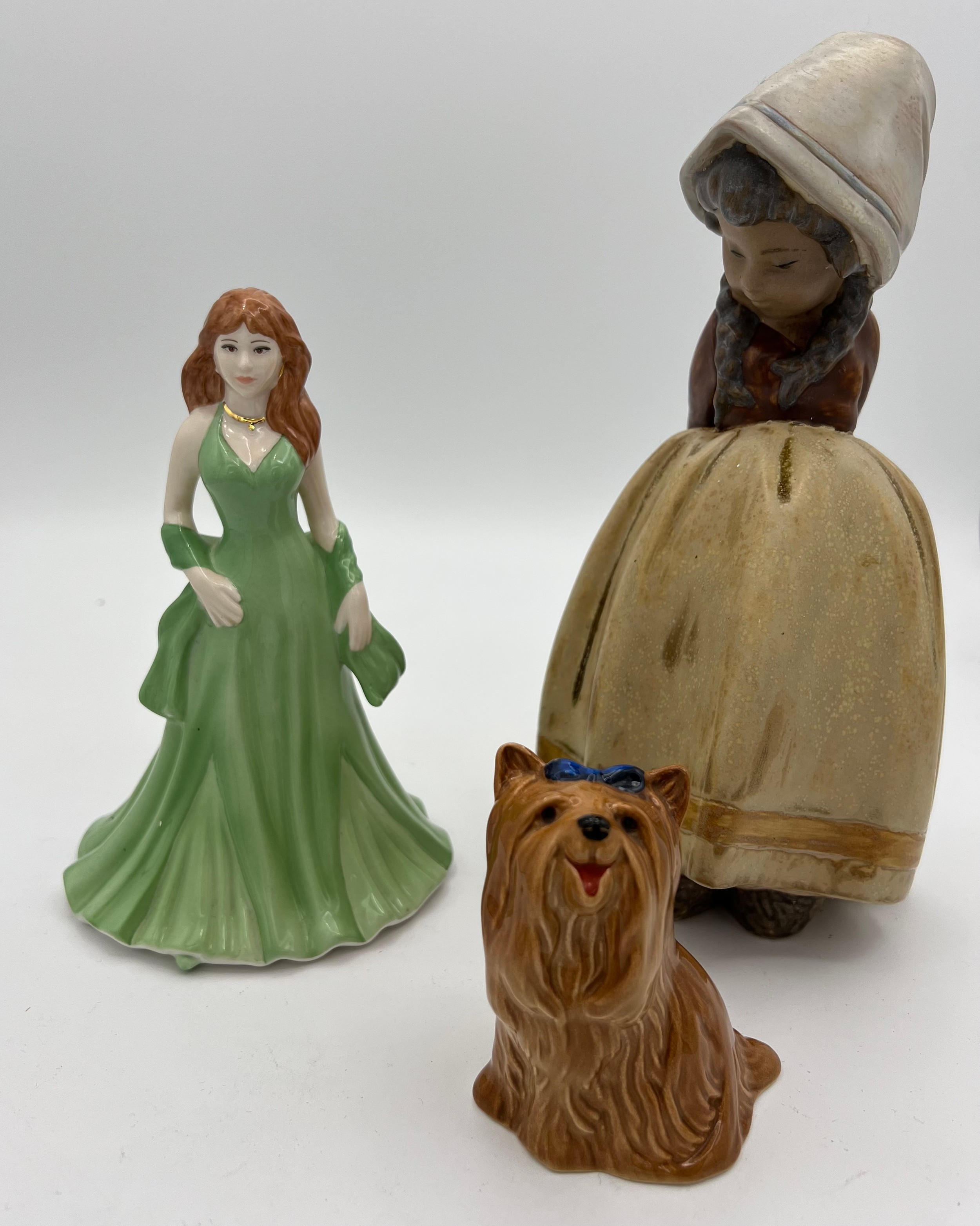 Ceramics to include Beswick dog, Coalport, My Sister My Friend and a Lladro figure of a young