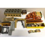 Accessories to include Hornby-Dunblo, Meccano, Triang and Airfix, bridge, station, advertising