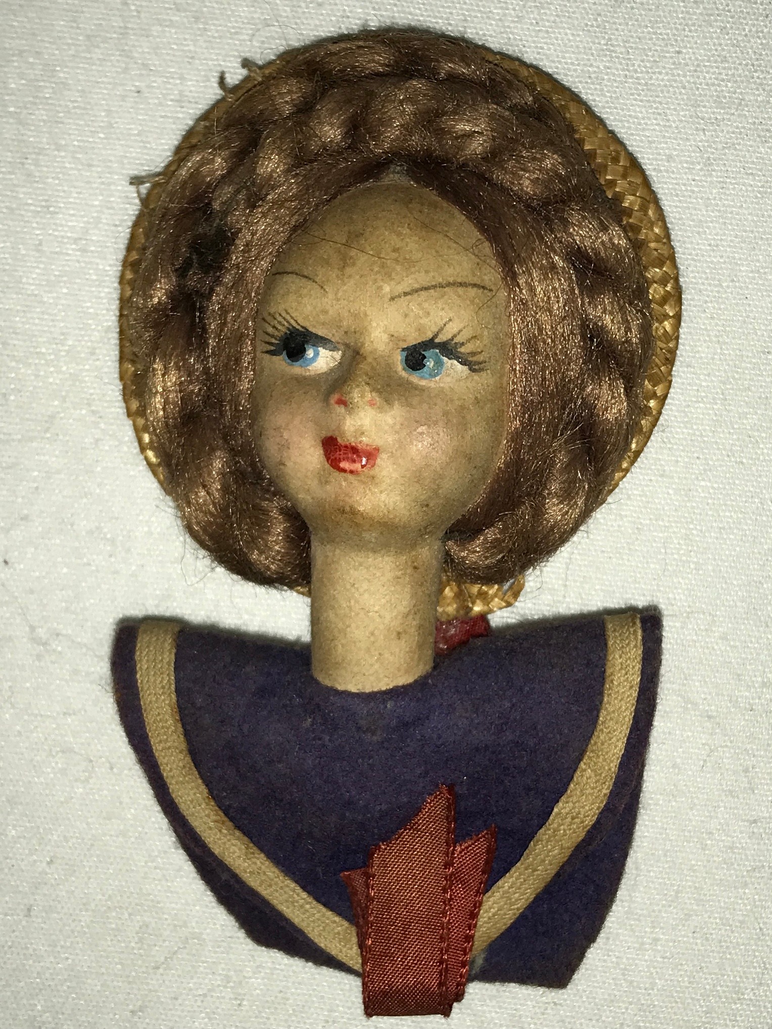 Various celluloid dolls to include a Roddy doll 27cm h, Rosebud, a boy doll in uniform and hat on - Image 8 of 9