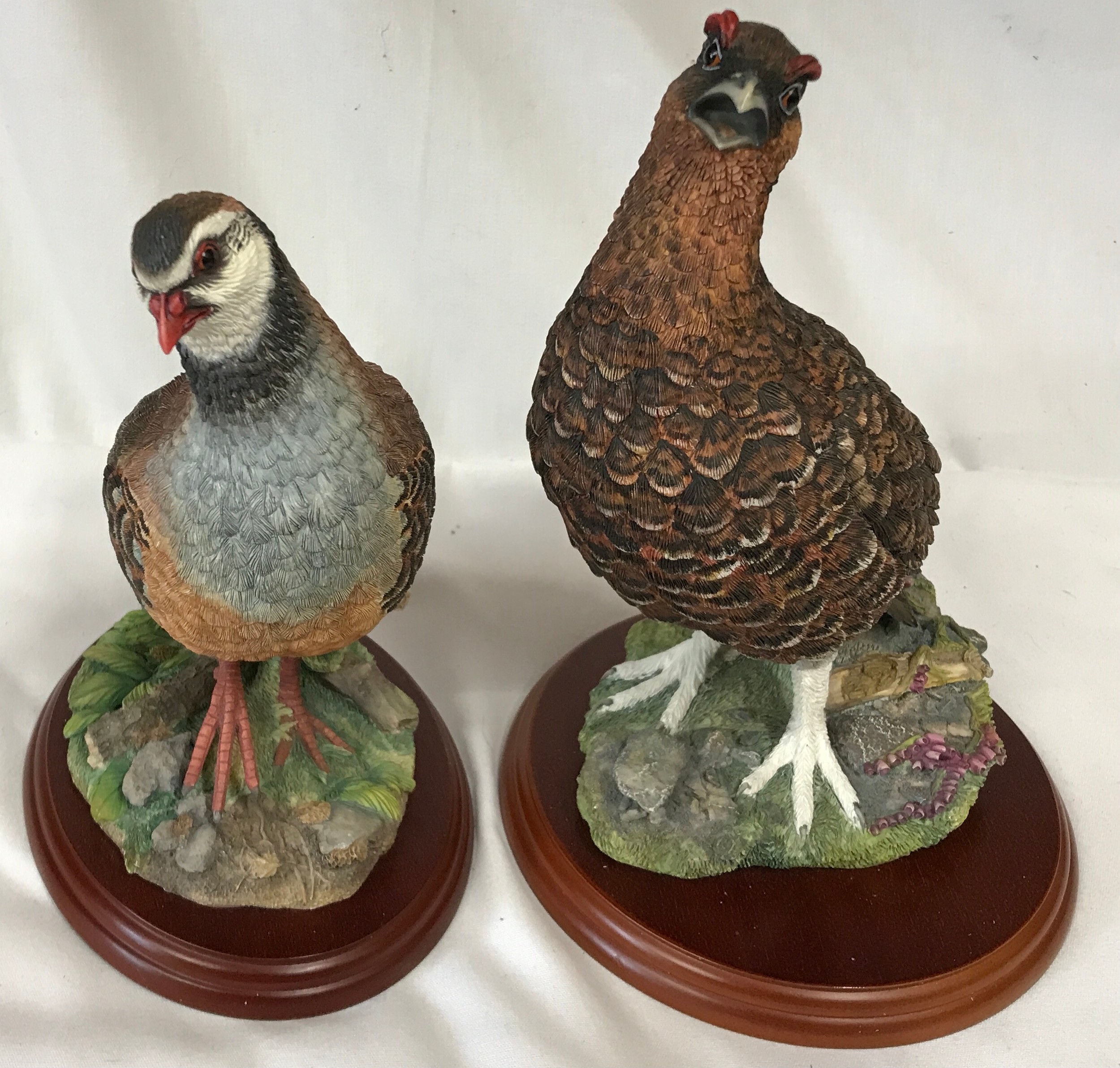 Two Border Fine Arts models Red Grouse A1279, Partridge A0660 along with a Beswick Pheasant 1225. - Image 2 of 5