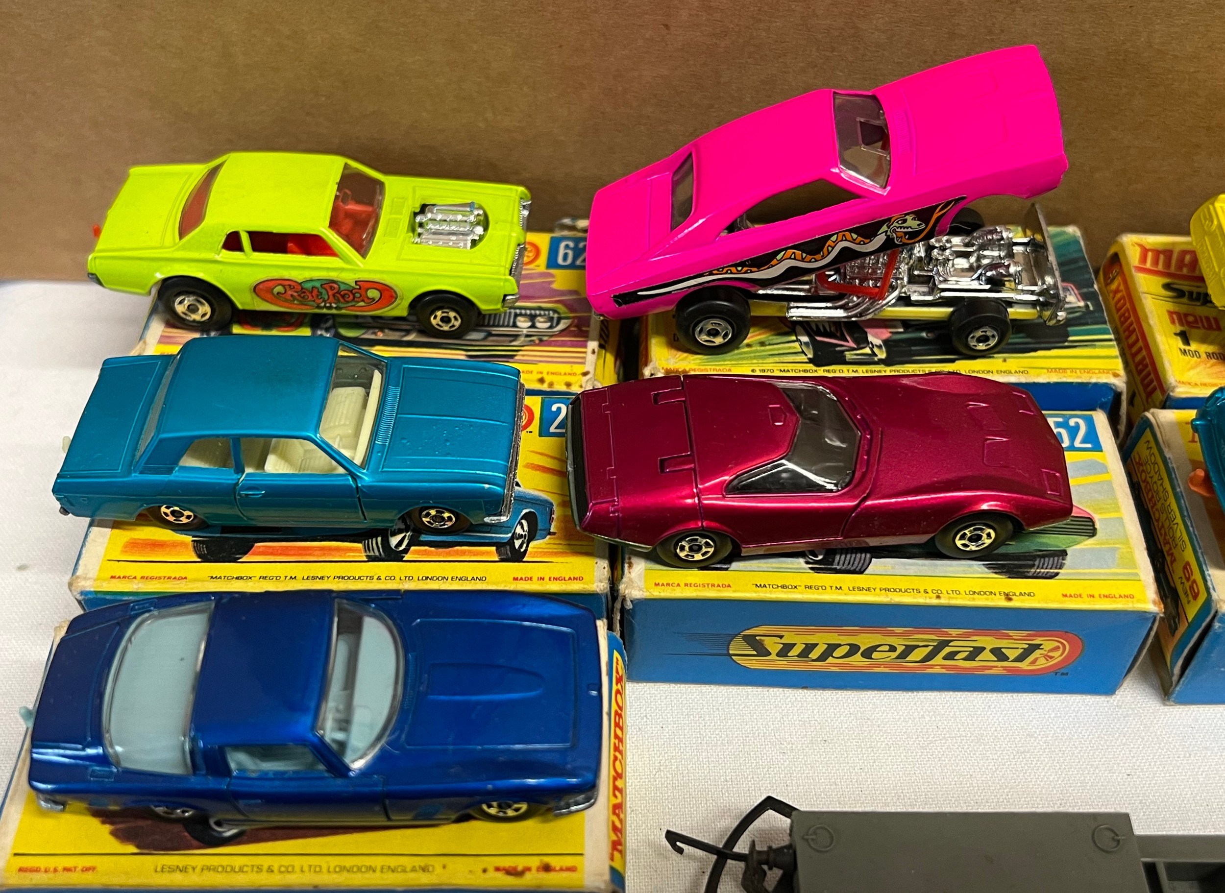 A collection of Matchbox Superfast diecast toys and Triang trains and carriages to include - Image 3 of 6