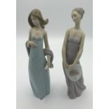 Two Lladro figurines to include "Vestido De Noche" 5487 with signature to base and 5598 Bridesmaid.