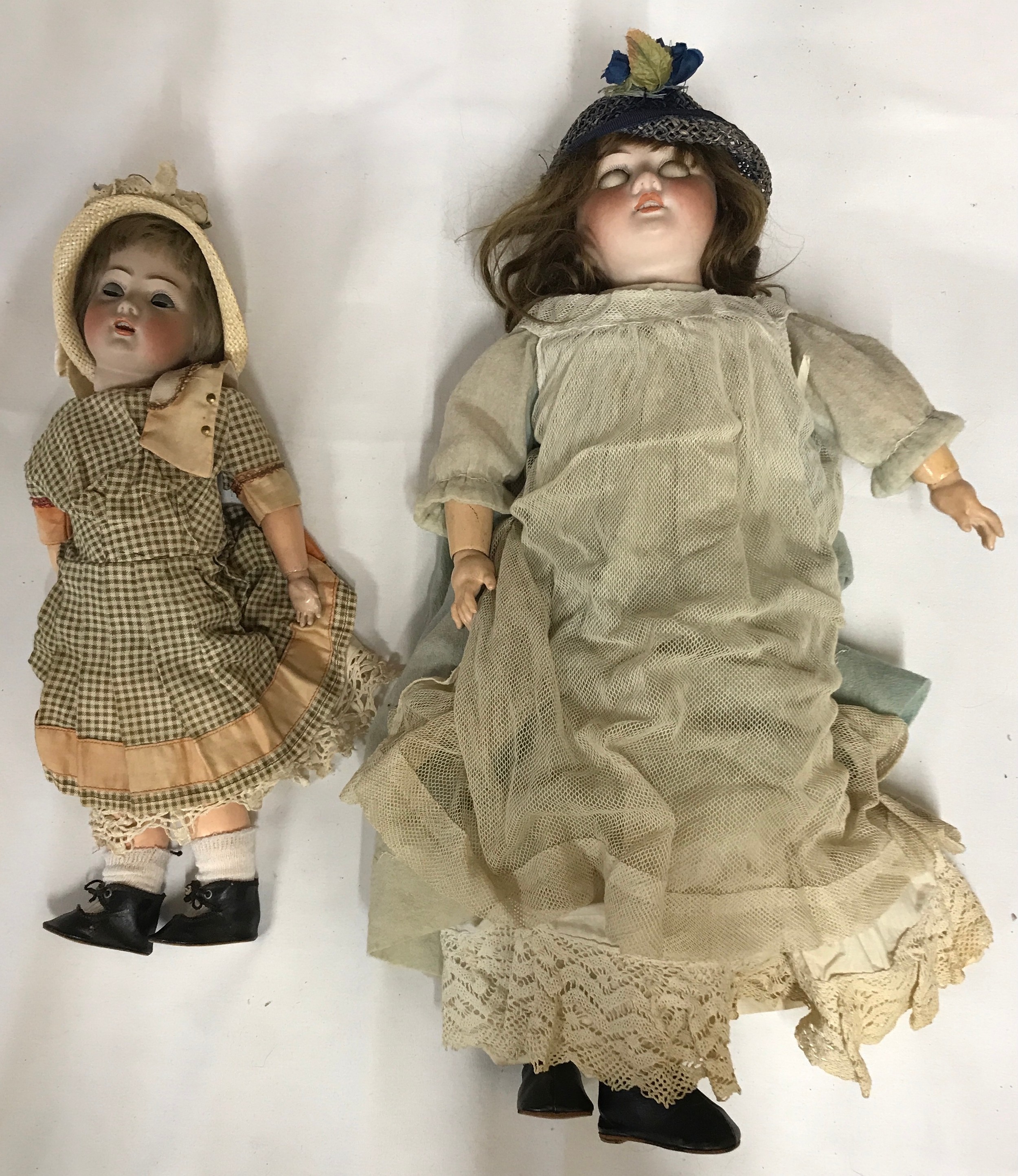 Two dolls to include one Armand Marseille - AMDEP - An Armand Marseille German bisque doll marked