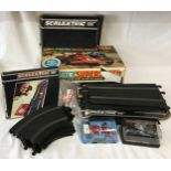 A boxed Scalextric Superspeed model motor racing set, together with a .026 Marchford 721, JPS