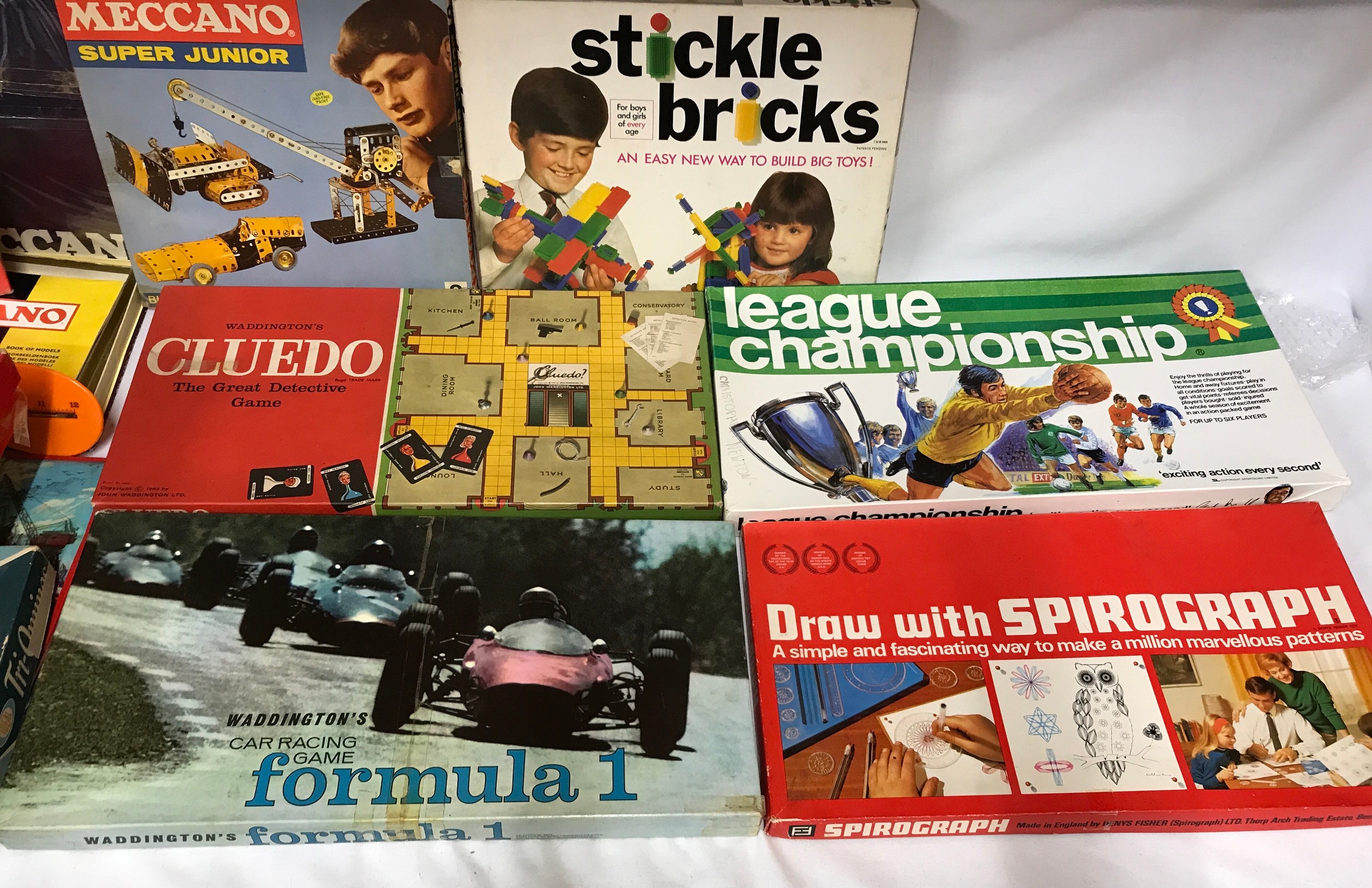 A collection of toys and games mainly board games to include Waddington's table soccer, Monopoly, - Image 3 of 8