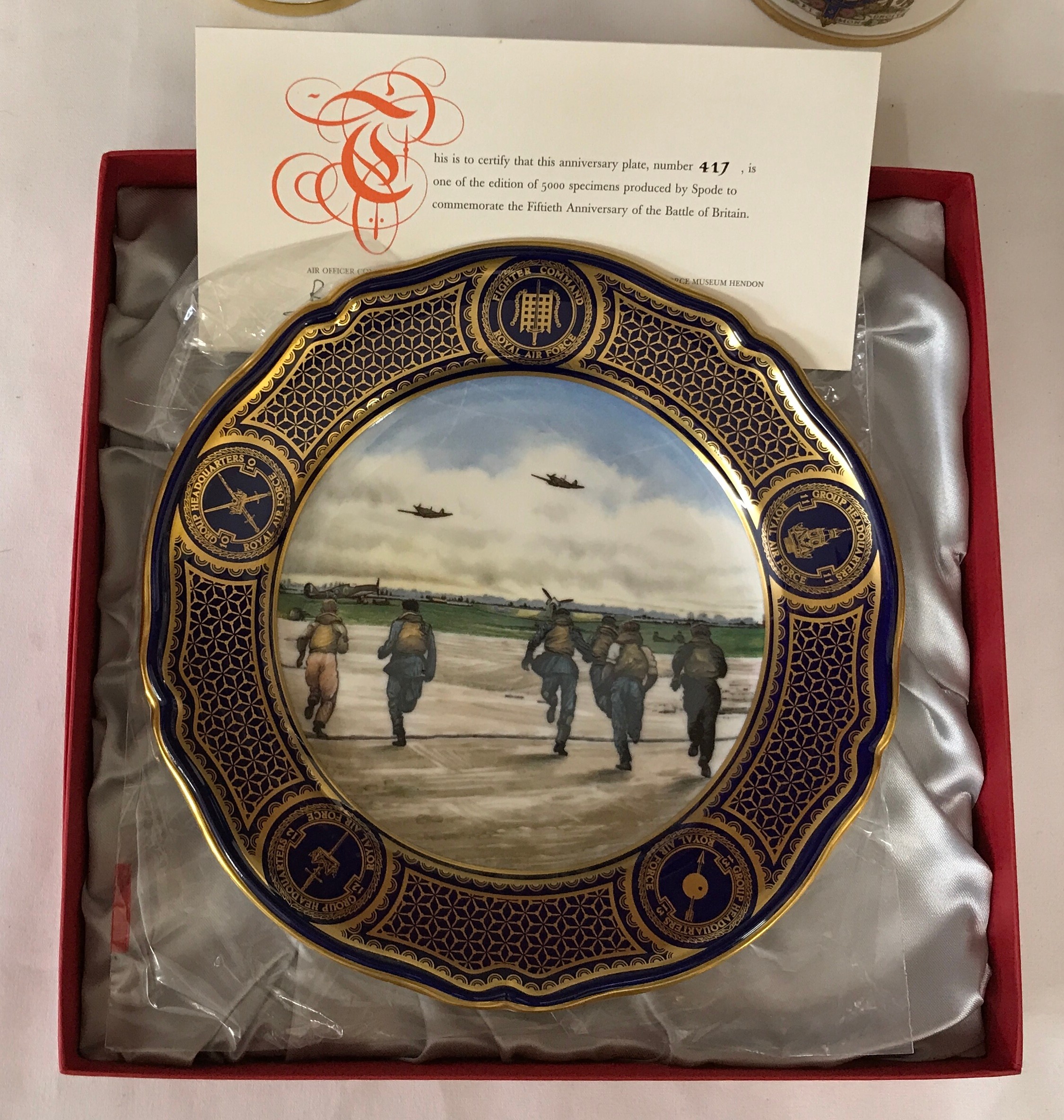 Collection of 7 commemorative plates to include Wedgwood Anniversary of the Charter of Queen - Image 2 of 8