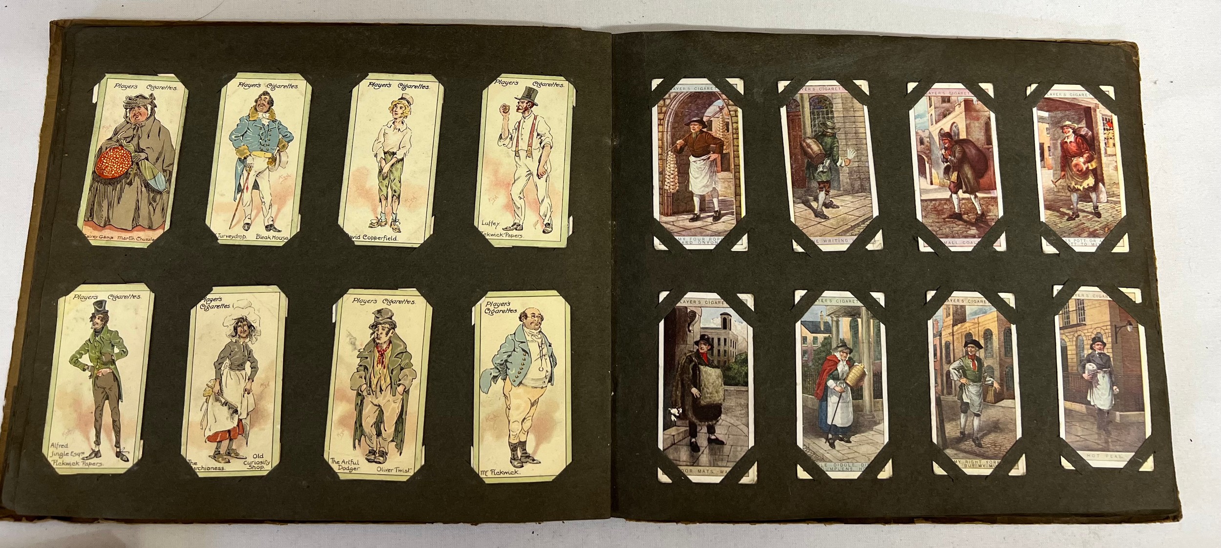 Cigarette album and contents together with five WWI silk postcards and a WWI postcard album. - Image 9 of 17