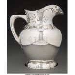 A Shreve & Co. 14th Century Pattern Silver Water Pitcher, San Francisco, California, circa 1900 Mark