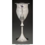 A Sedlacek & Co. Silver Yachting Trophy, Los Angeles, 1928 Marks: (lion-S-lion), SEDLACEK & CO, STER