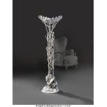 A Monumental Guiseppe de Luca Silver Marine Standing Lamp, Palermo, Italy, circa 1935-44 Marks: G. D