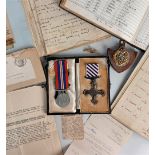 A World War Two Distinguished Flying Cross Medal awarded to Flight Lieutenant Roger Midgley