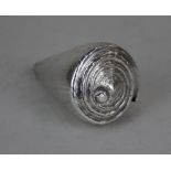 An Italian silver mounted cone shell maker J G Argenterie 20th century