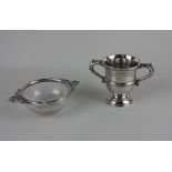 An Edward VIII silver two-handled trophy maker Adie Bros.Birmingham 1936, with presentation