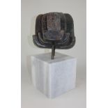 Attributed to Rob Thalen, bronze abstract sculpture, 'Spring', on granite plinth, no maker's
