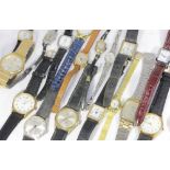 A collection of assorted ladies and gentlemens watches