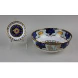 A Royal Worcester porcelain 'To Celebrate the Millenium 2000AD' limited edition bowl and pin dish,