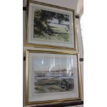 G Gillman (20th century), two watercolours of Bosham and Chichester harbour, both signed and dated
