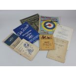 A collection of paper ephemera to include The Air Scout Handbook, Aircraft Recognition Part 1 (
