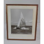 Beken & Son, Cowes, a framed photograph of 'Coweslip', inscribed in ink, with faint ink