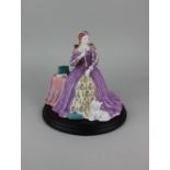 A Royal Worcester porcelain limited edition figure of Mary Queen of Scots no. 90 of 4,500 20cm high,