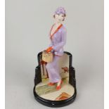 A Peggy Davies limited edition ceramic figure 'La Chic' modelled by Andy Moss, no 261 of 500, 26cm