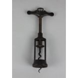 A George Twigg's patent locking fly wheel corkscrew twin pillars stamped G Twiggs patent, US America
